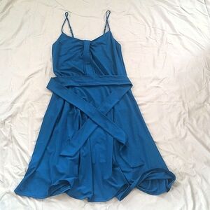 NWOT Victoria Secret Moda International Blue Spaghetti Strap Dress